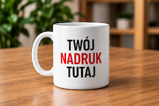 Kubek ceramiczny z nadrukiem
