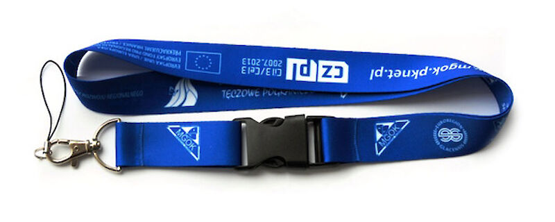 Smycze reklamowe z indywidualnym nadrukiem EXPRESS MEDIA.