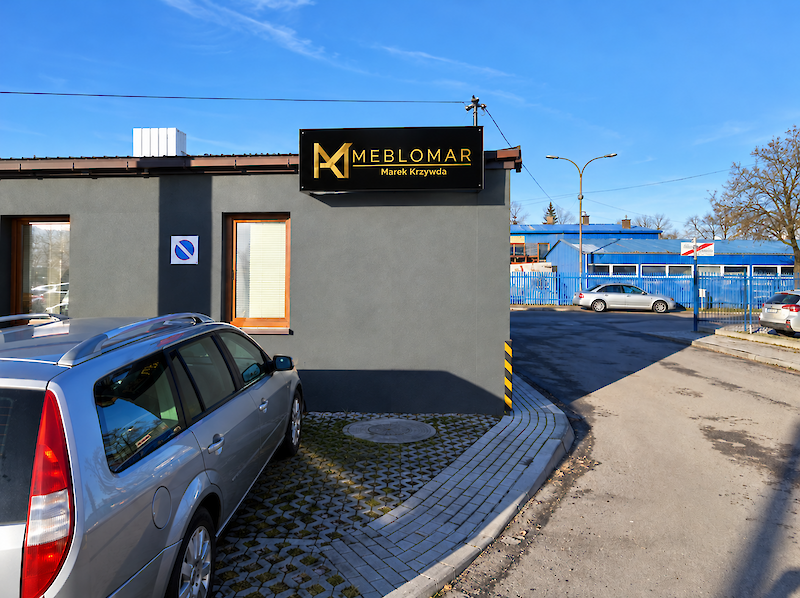 Kaseton reklamowy dla firmy Meblomar &mdash; realizacja Express Media